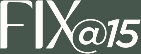 Fix @ 15 logo